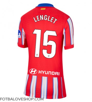 Atletico Madrid Clement Lenglet #15 Dámské Domácí Dres 2024-25 Krátký Rukáv